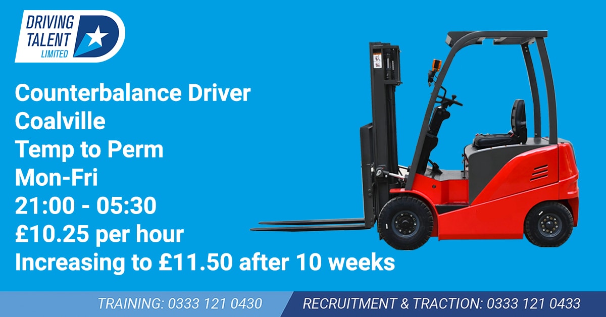 Counterbalance 2 Driving Talent Limited
